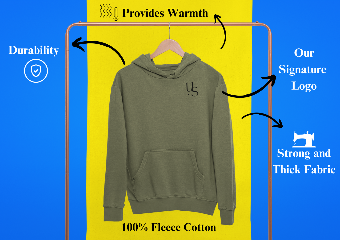 Olive Green Hoodie