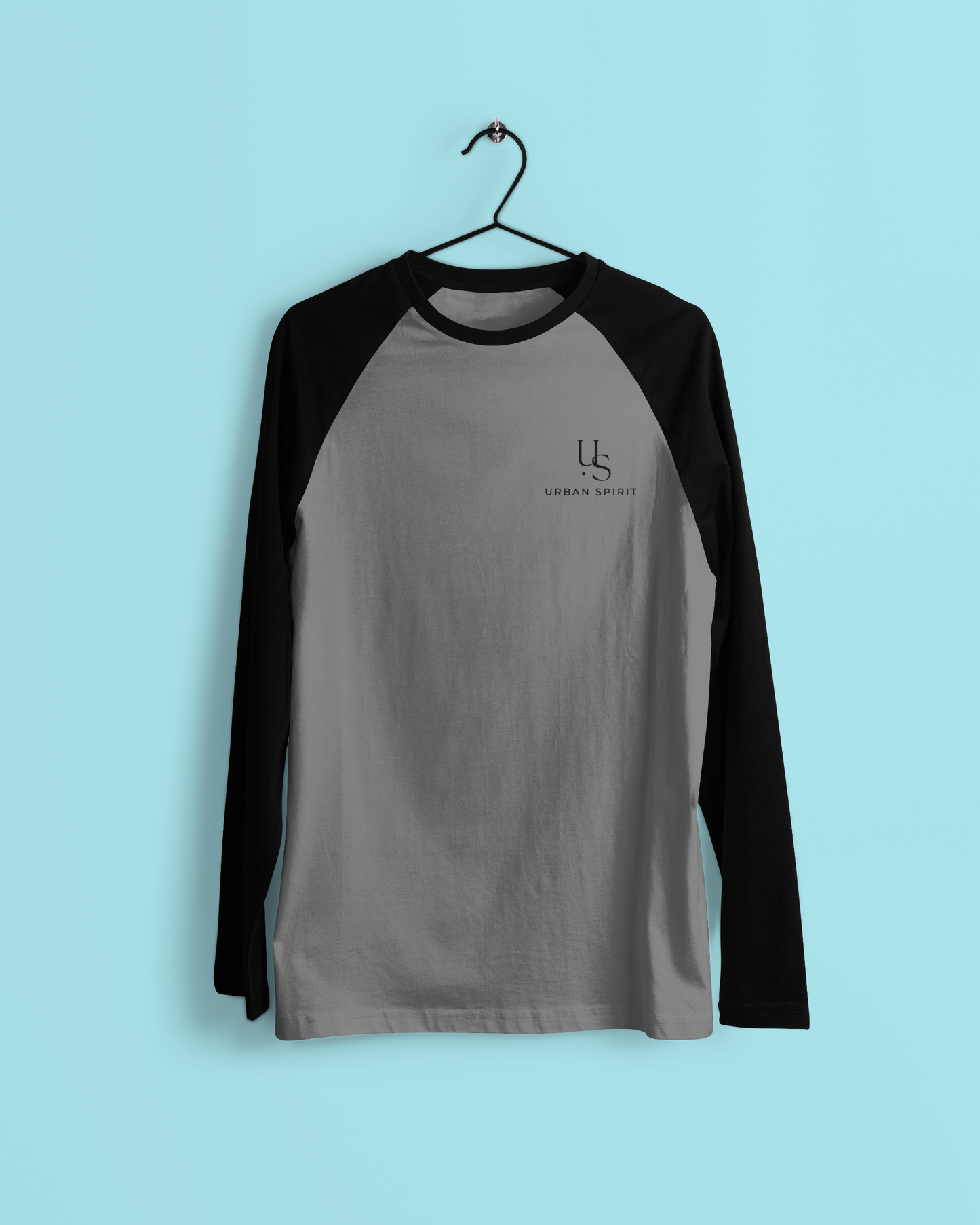 Grey Raglan T-Shirt