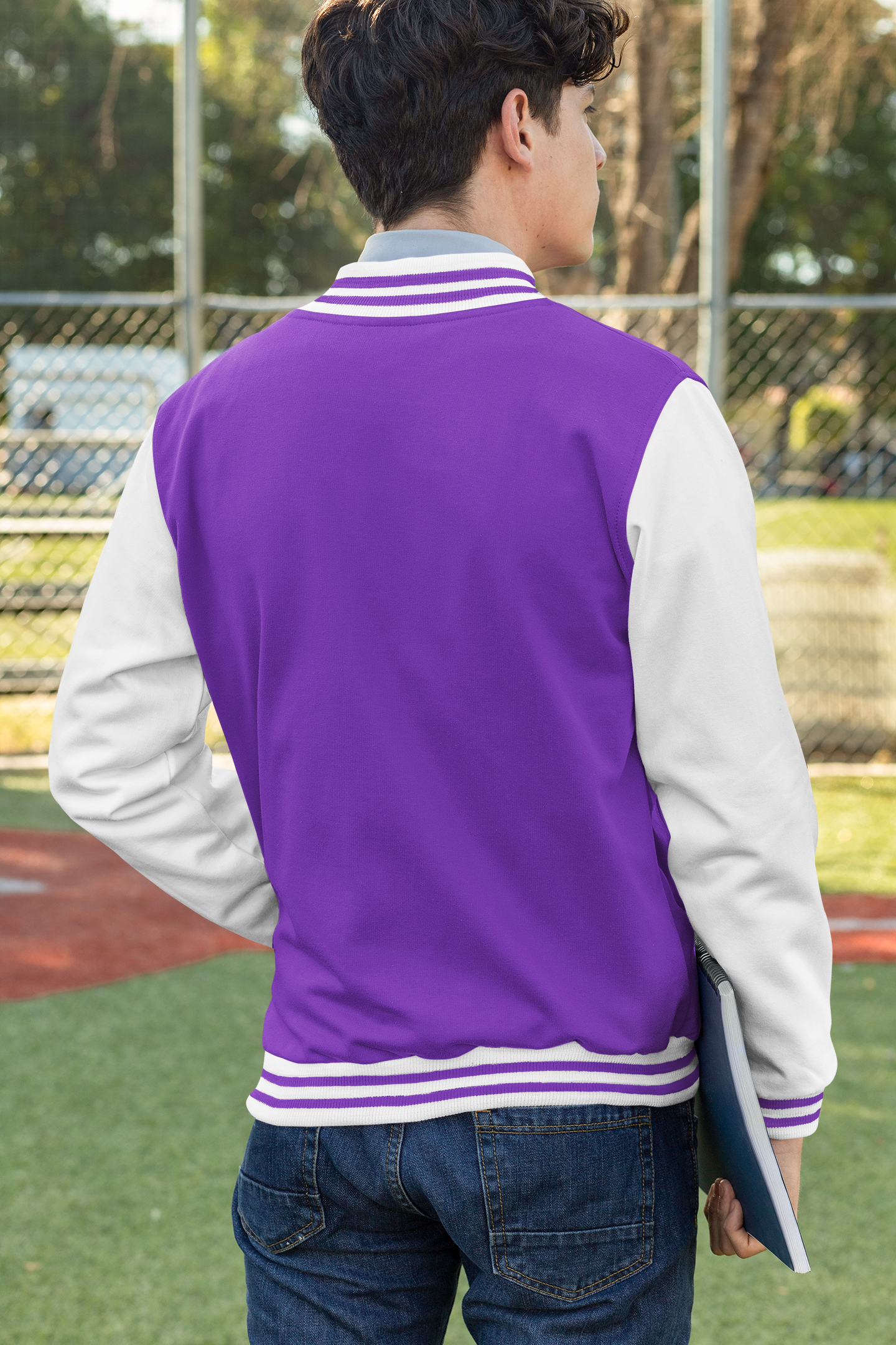Purple Varsity Jacket