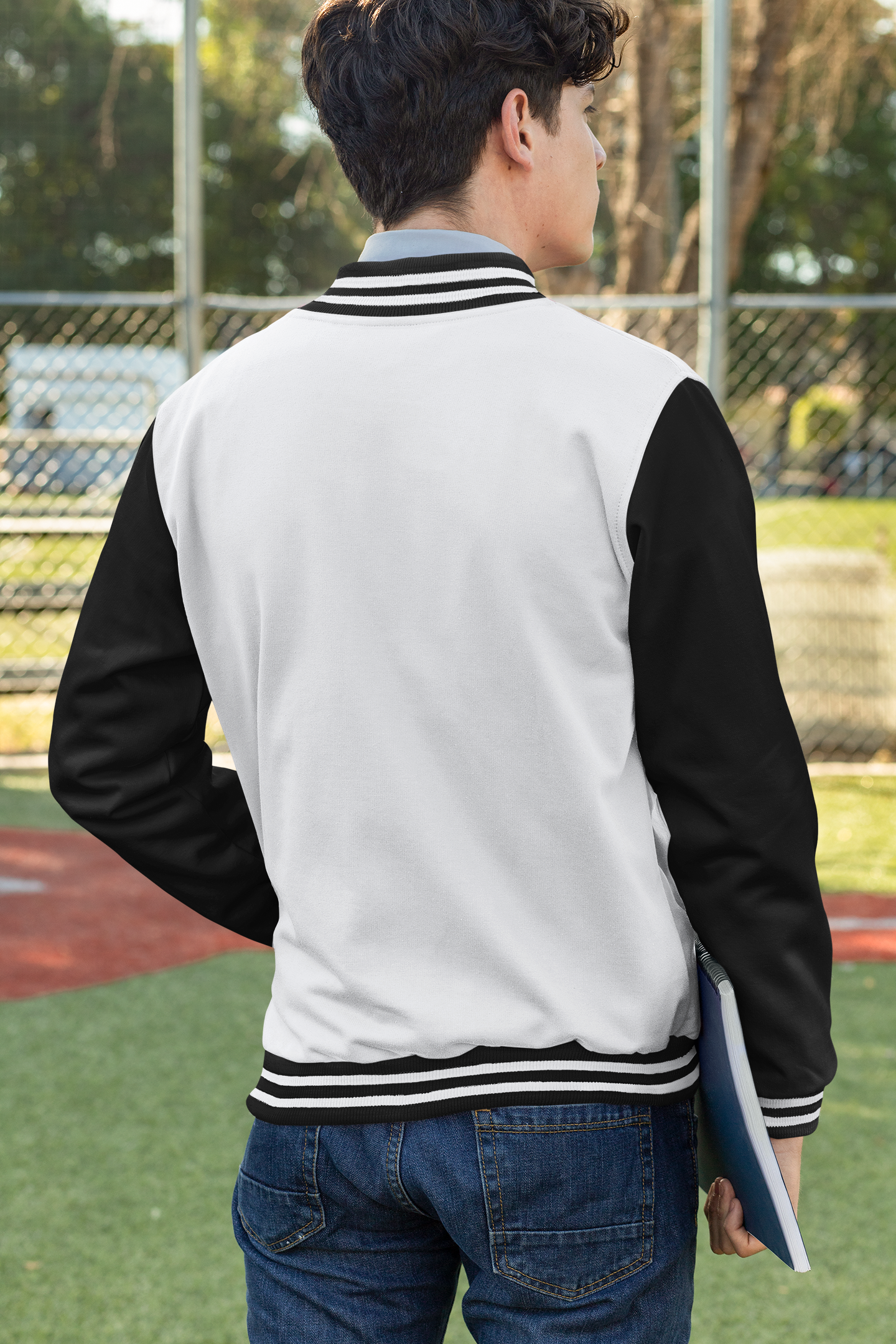 White Varsity Jacket