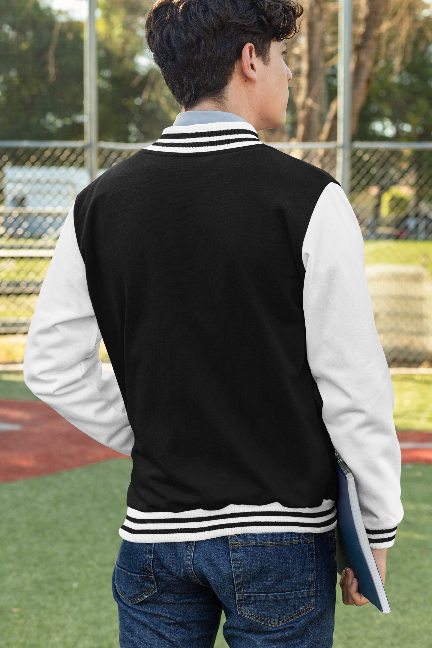 Black Varsity Jacket