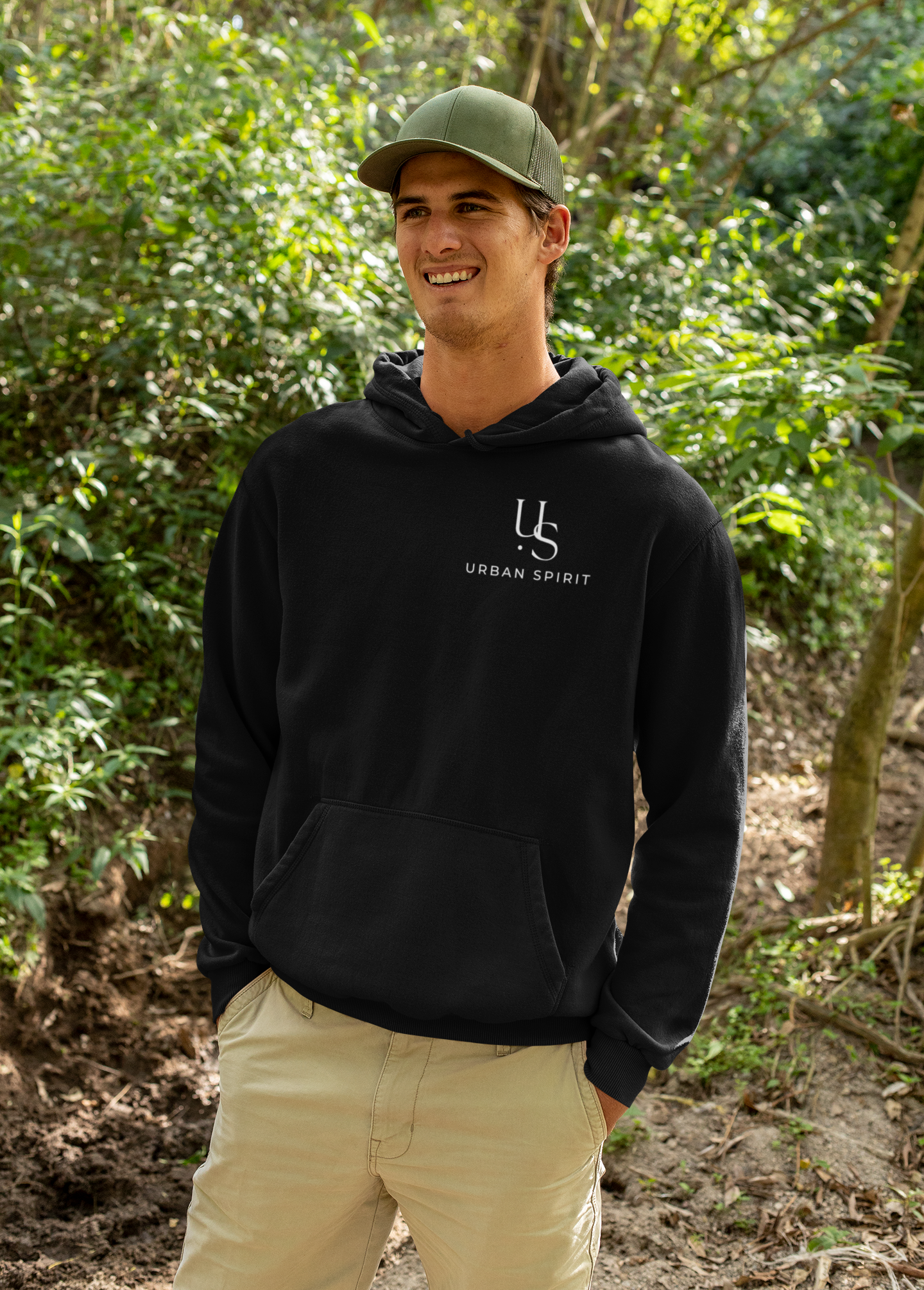 Black Essential Hoodie