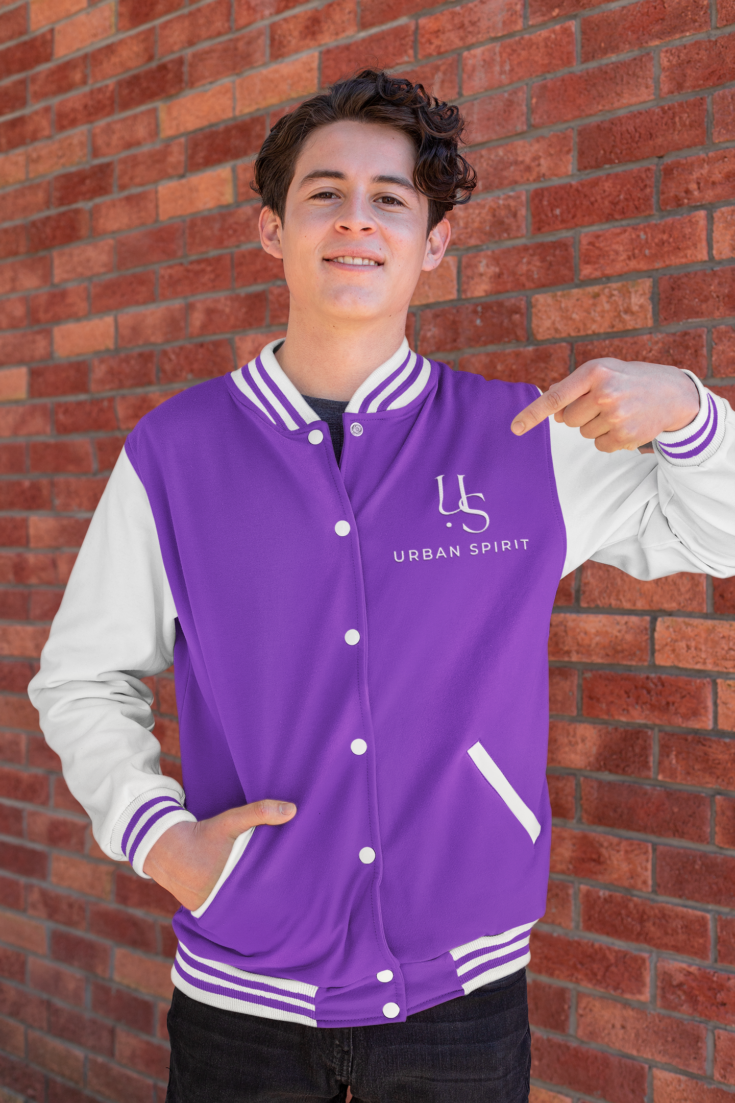 Purple Varsity Jacket
