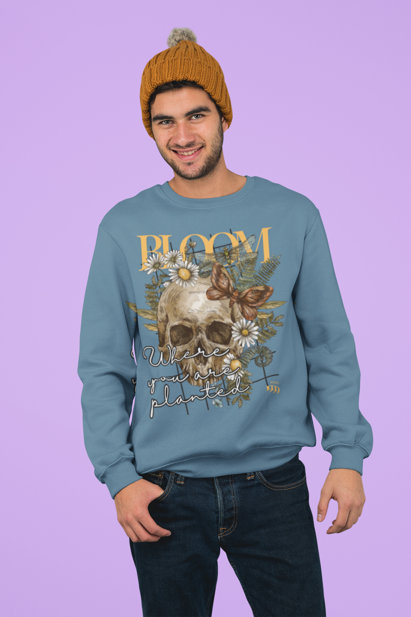 Denim colour Sweatshirt