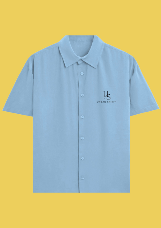 Oversized Baby Blue Shirt