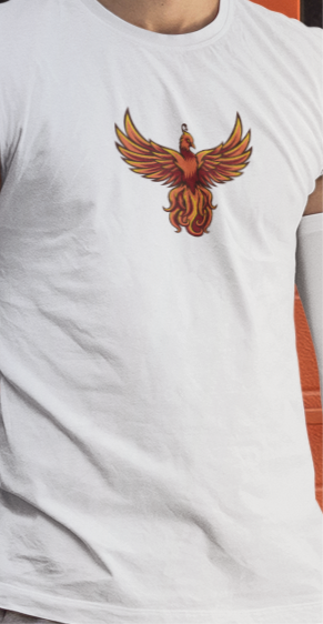 White Sleeveless T-Shirt – Falcon Edition