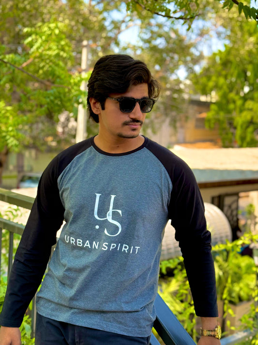 Grey Raglan T-Shirt