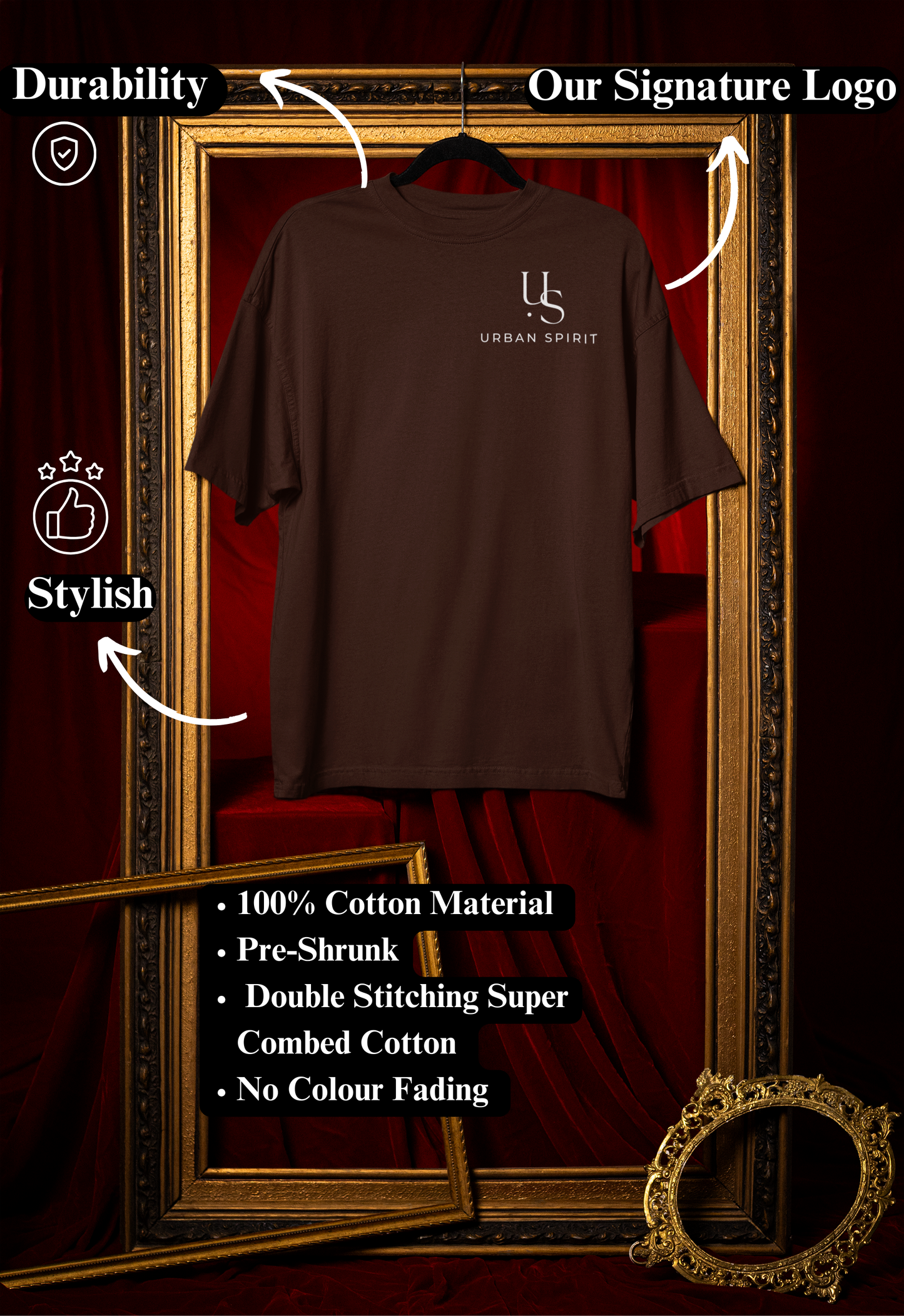 Brown Over-Sized t-shirt