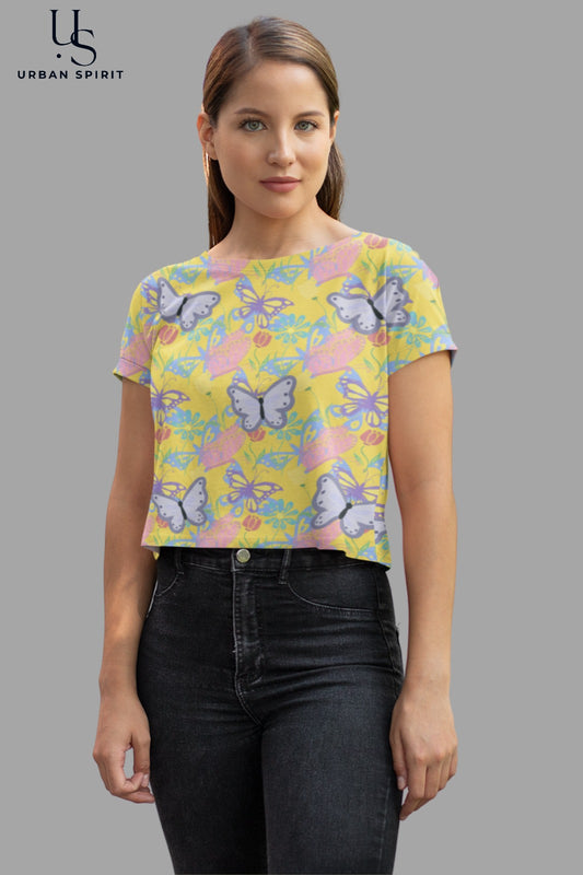 Butterfly Women’s Crop Top