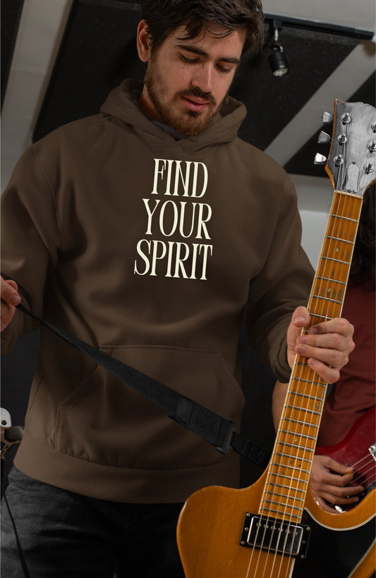 Coffee Brown Quote Hoodie