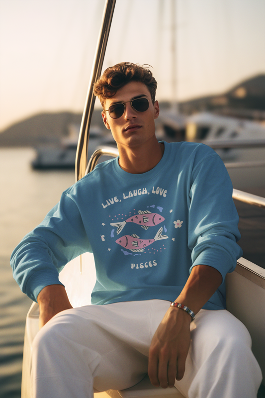 Denim Colour Pieces Sweatshirt