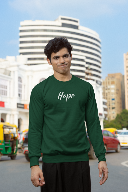 Urban Spirit Heavyweight Dark Green Sweatshirt (350 GSM)