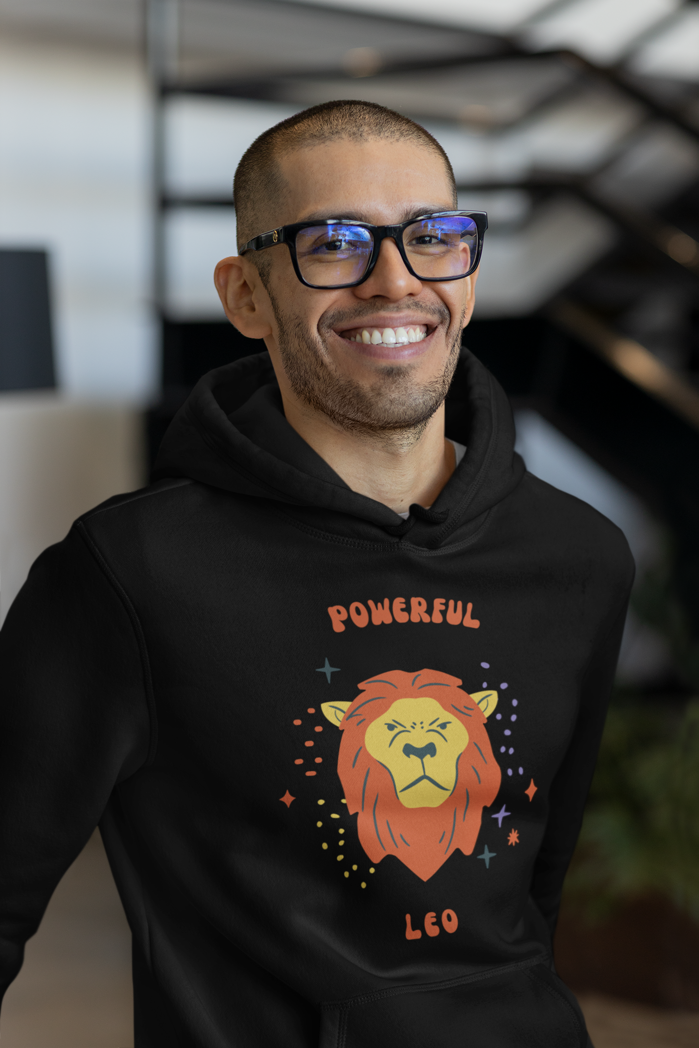 Black Green Leo Hoodie