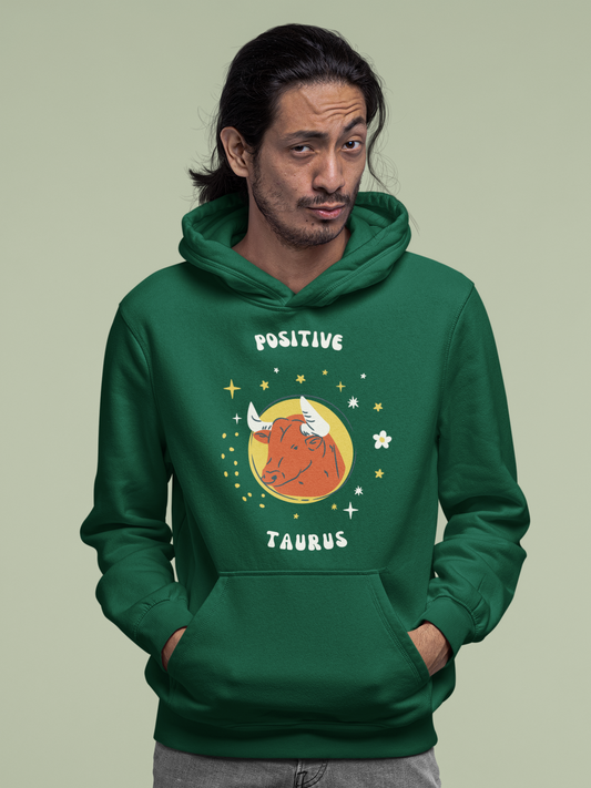 Dark Green Oversized Taurus Hoodie