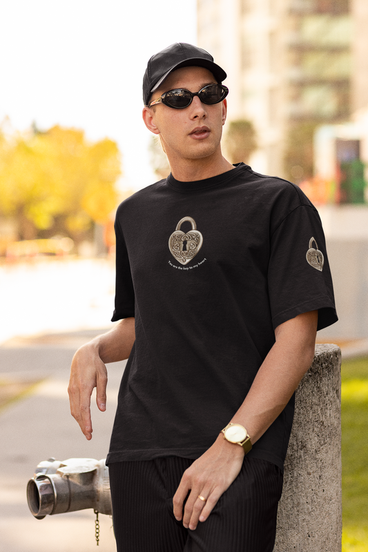 Lock and Key inspired Oversized T-Shirt