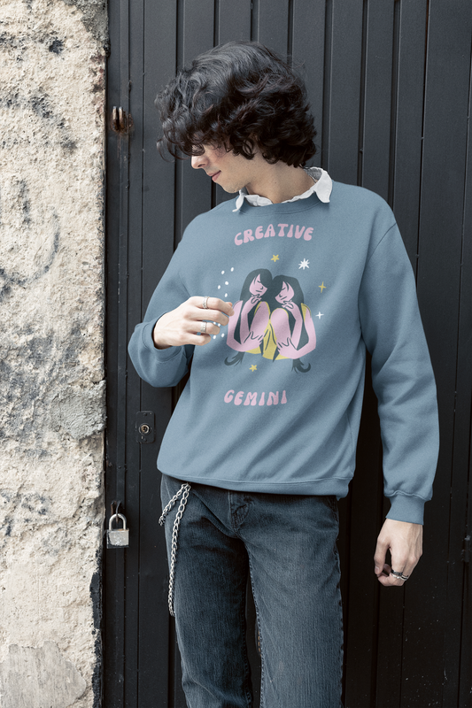 Denim Colour Gemini Sweatshirt