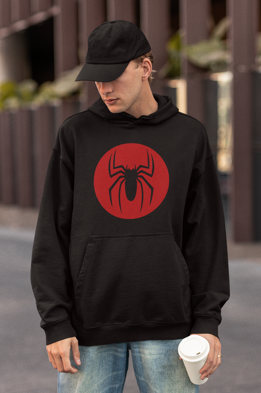 Oversized Spiderman Inspired Hoodie