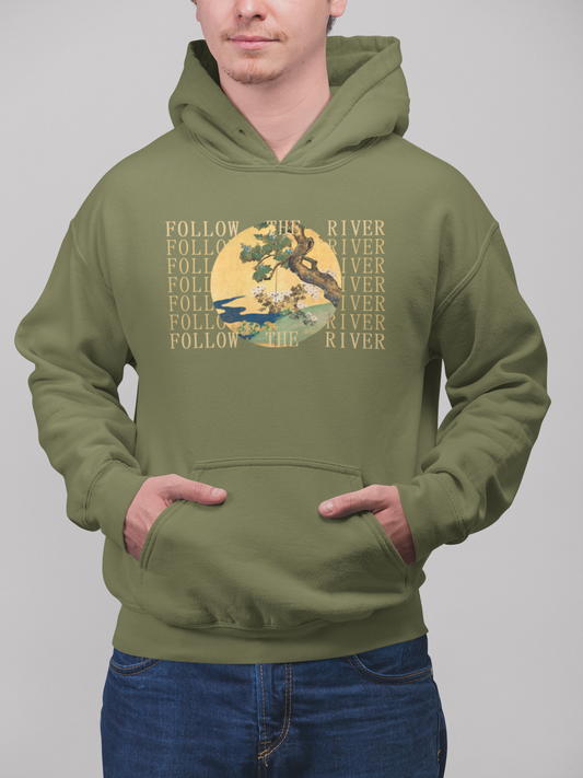 Olive Green nature inspired Hoodie