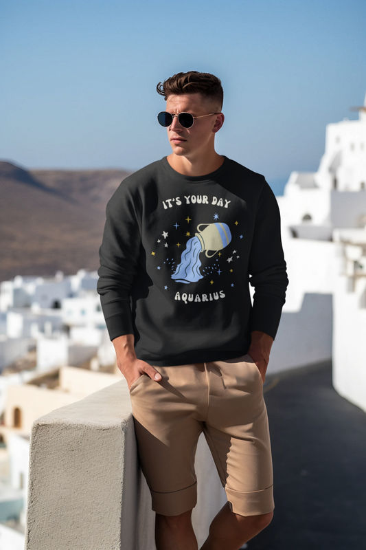 Black Aquarius Sweatshirt