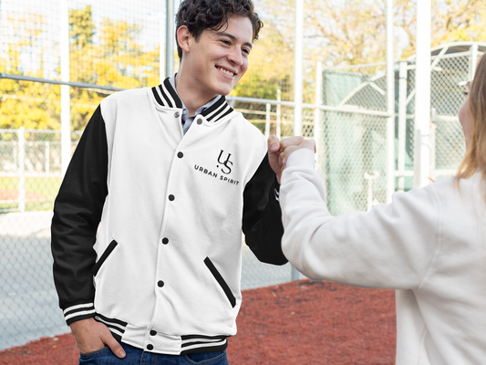 White Varsity Jacket